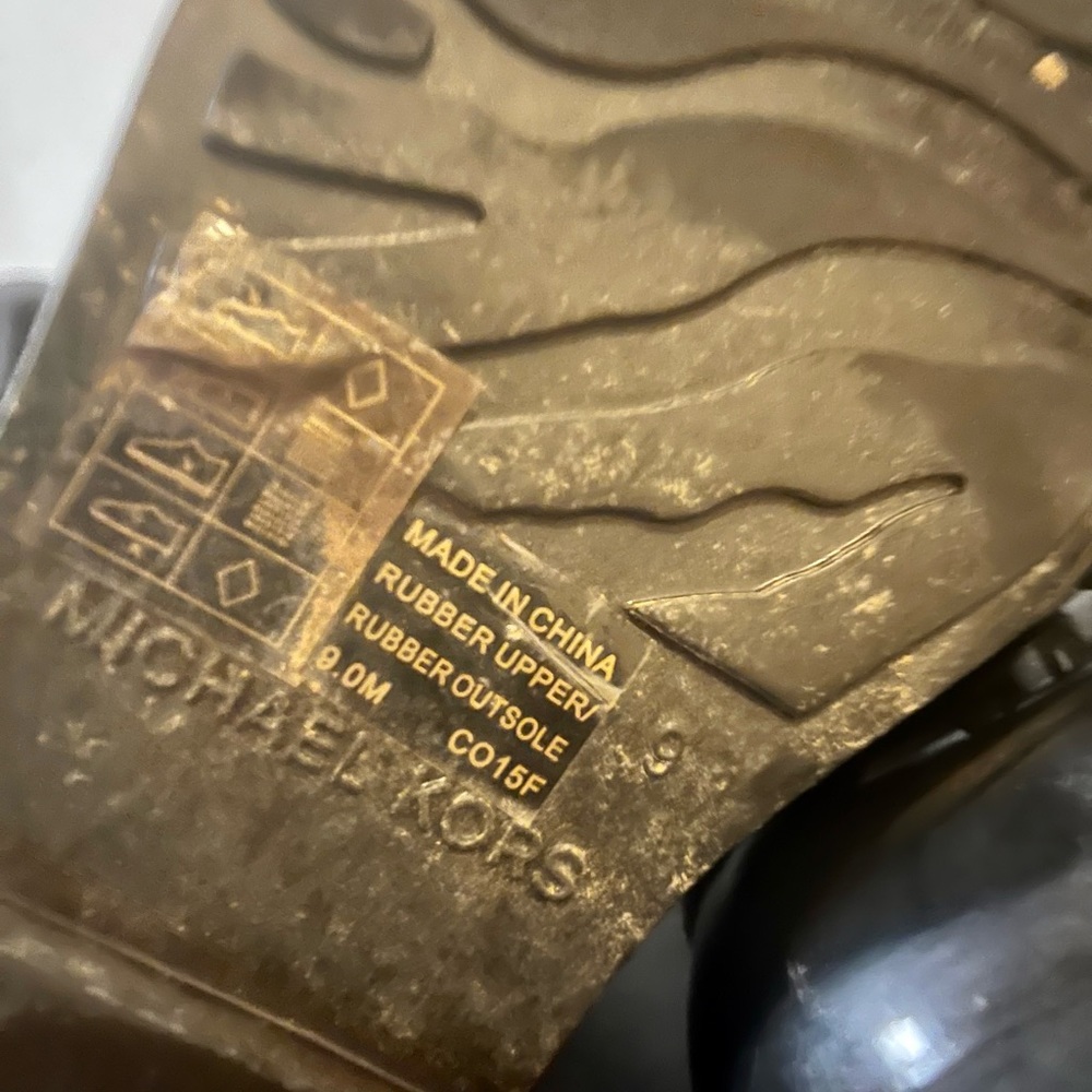 Michael Kors tall rubber boots - Picture 15 of 16